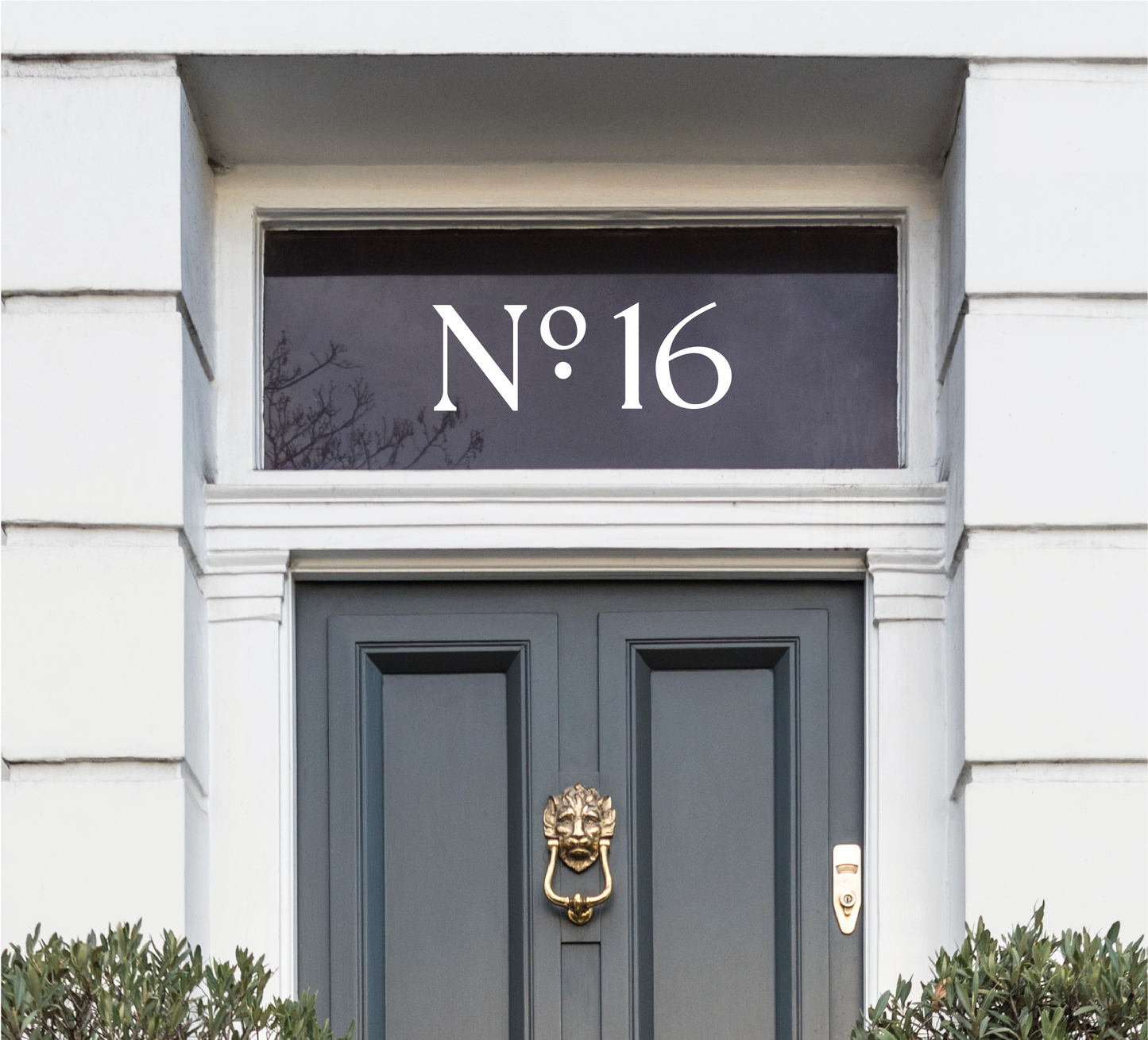 White Elegant House Numbers