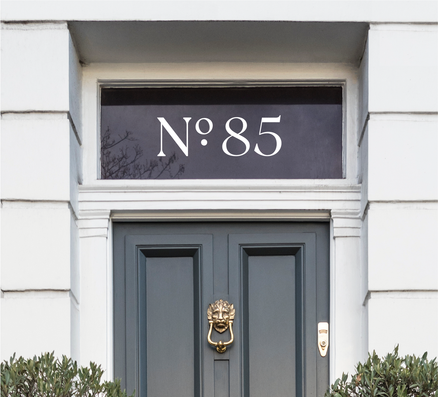 White Elegant House Numbers